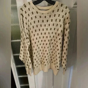 Christoper Hayes Vintage men’s crew neck sweater linen & cotton size S runs big